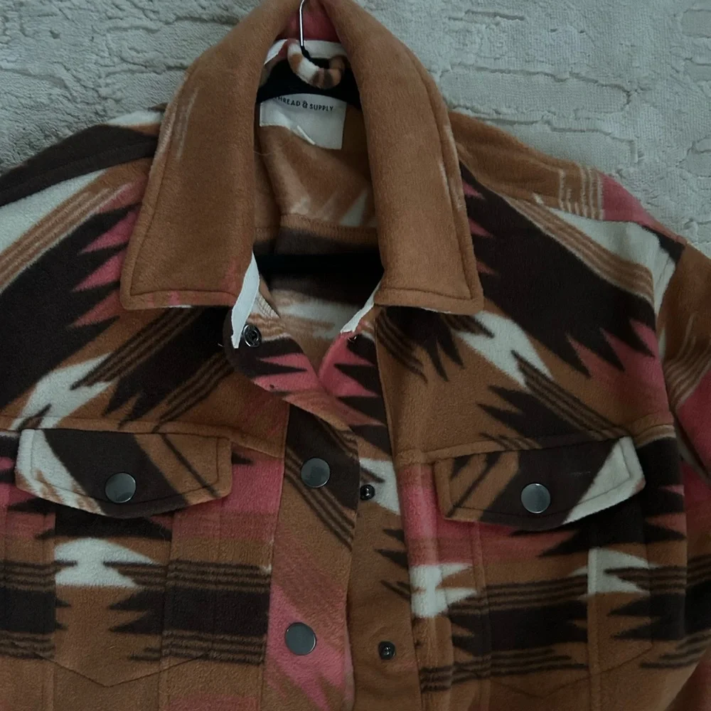 Thread and Supply polar fleece shacket - Picture 6 of 7